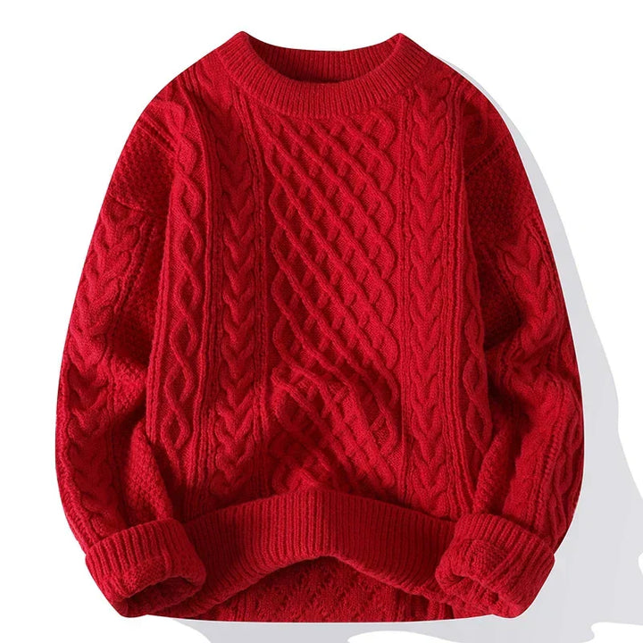 Ulric | Men's Knitwear Textured Rib Pattern