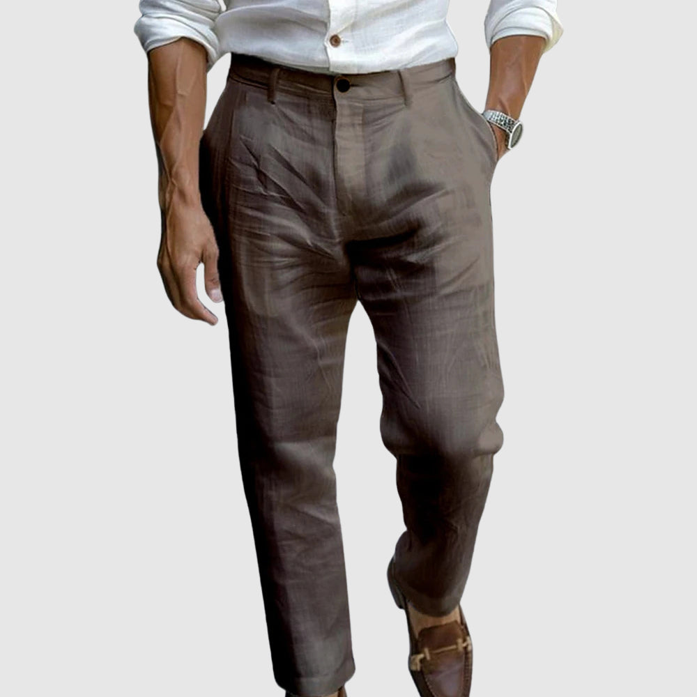 Warrick | Men's Trousers Clean Minimal Leg Shape